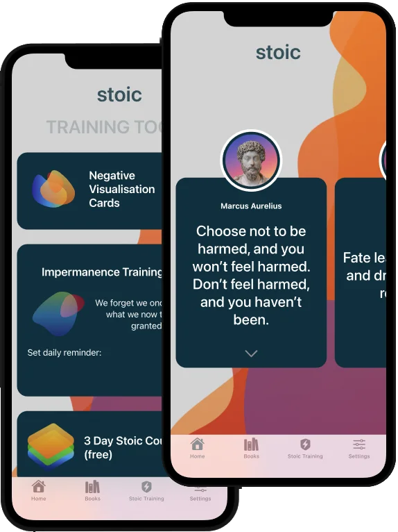 ภาพหน้าจอแอป Stoic