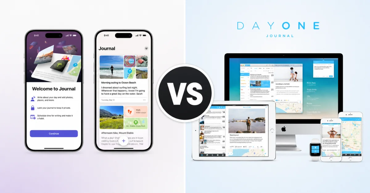 Apple Journal vs Day One ปี 2026 เลือกตัวไหนดี